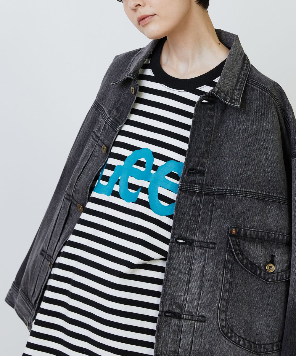 FRAPBOIS Lee×FRAPBOIS BIGTシャツ ブラック