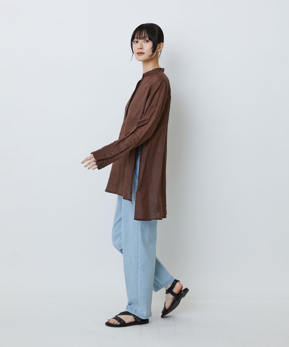 LOISIR ラミーチュニック ブラウン
