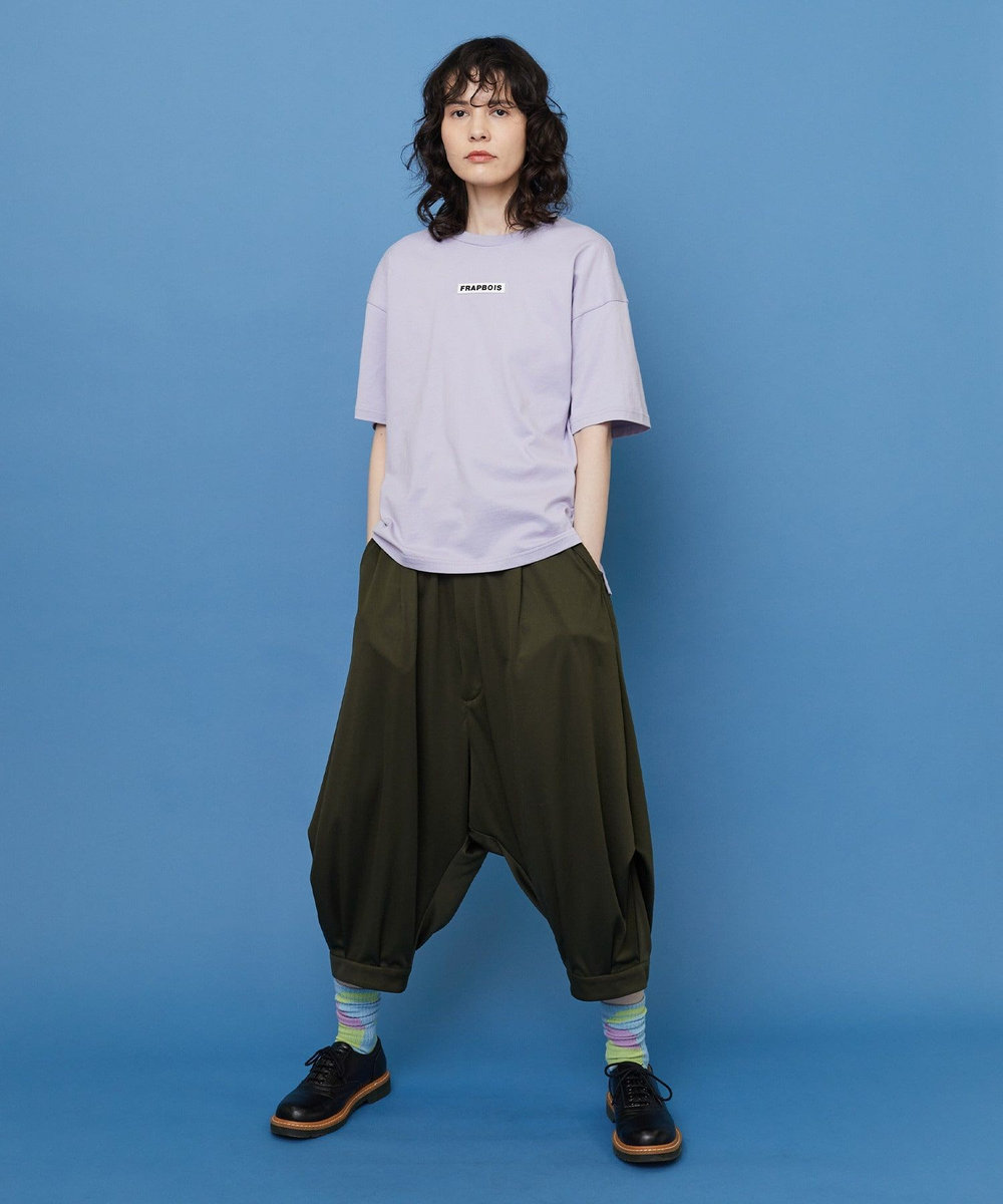 FRAPBOIS エンブレムT ラベンダー