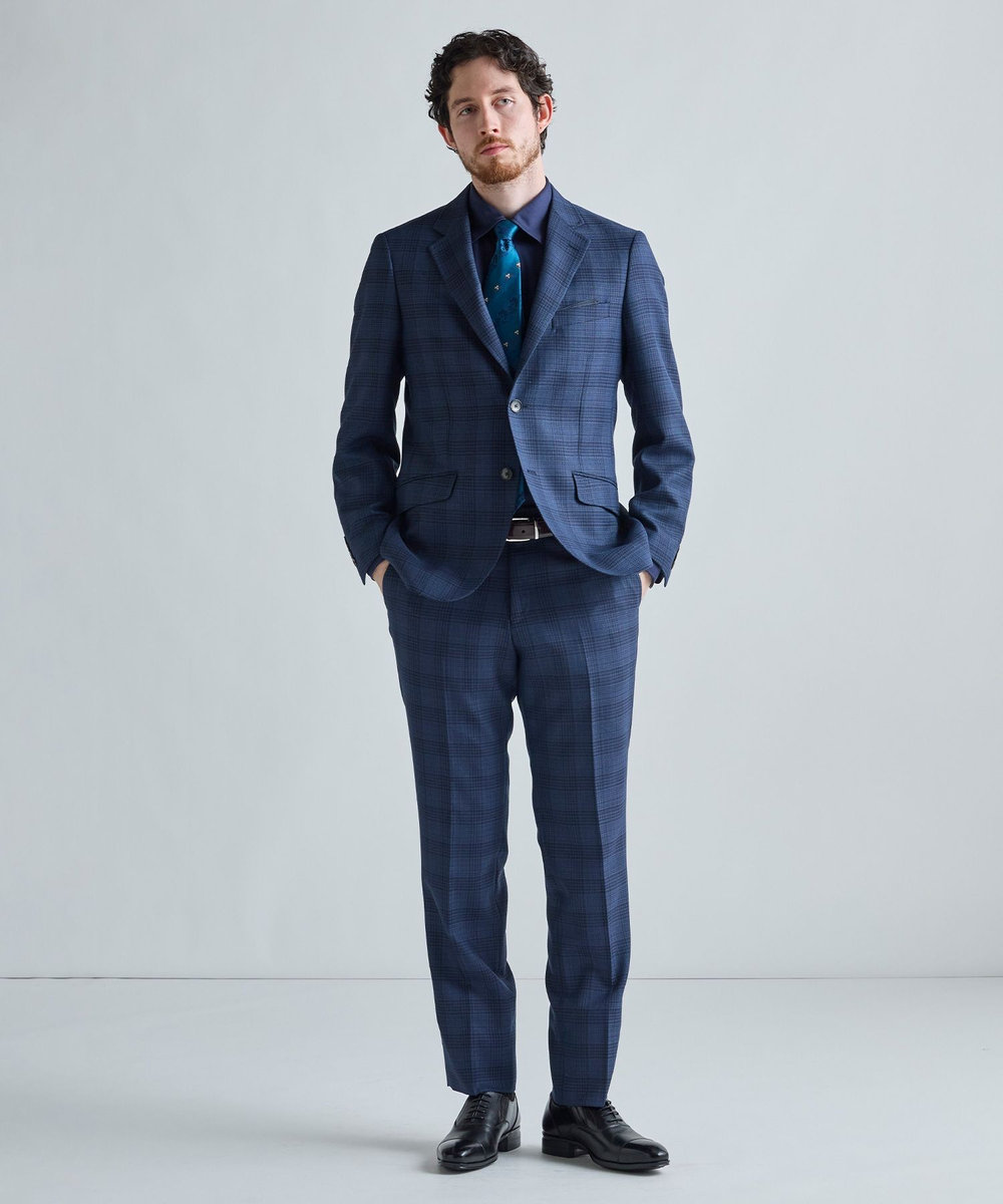 MEN'S BIGI アドバンレザーリバーシブルドレスベルト バーガンディー