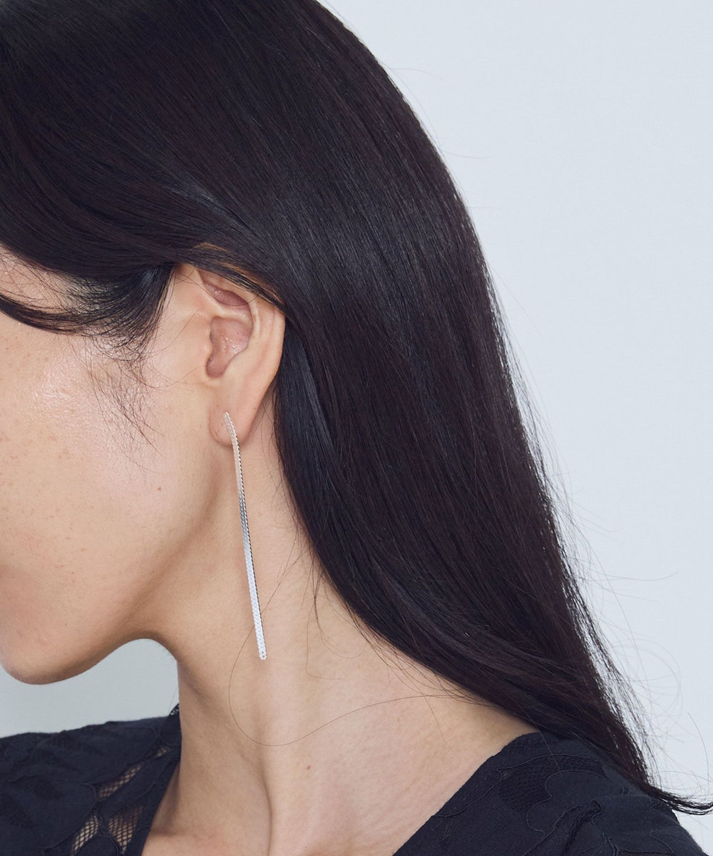 1er Arrondissement ＜YVETTE（イヴェット）＞スネークチェーンピアス(片耳) シルバー
