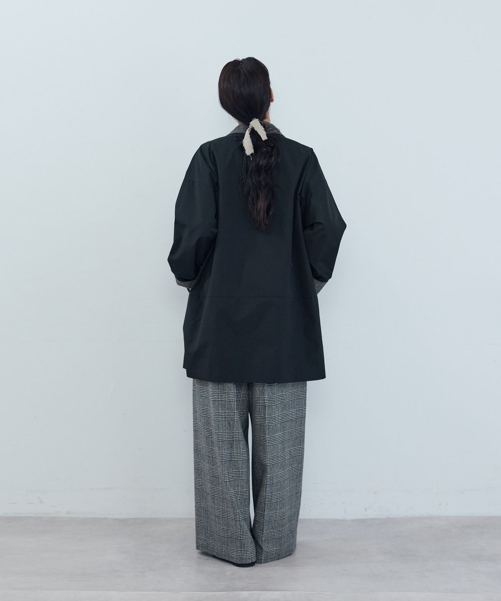 ADIEU TRISTESSE ステンカラーコート ブラック