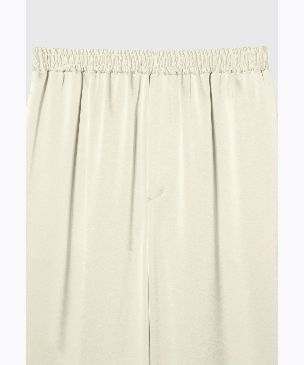 DÉPAREILLÉ SATIN GATHER PANTS / サテンギャザーパンツ ベージュ