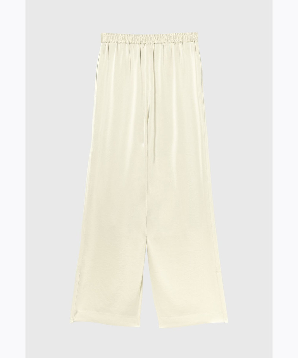 DÉPAREILLÉ SATIN GATHER PANTS / サテンギャザーパンツ ベージュ