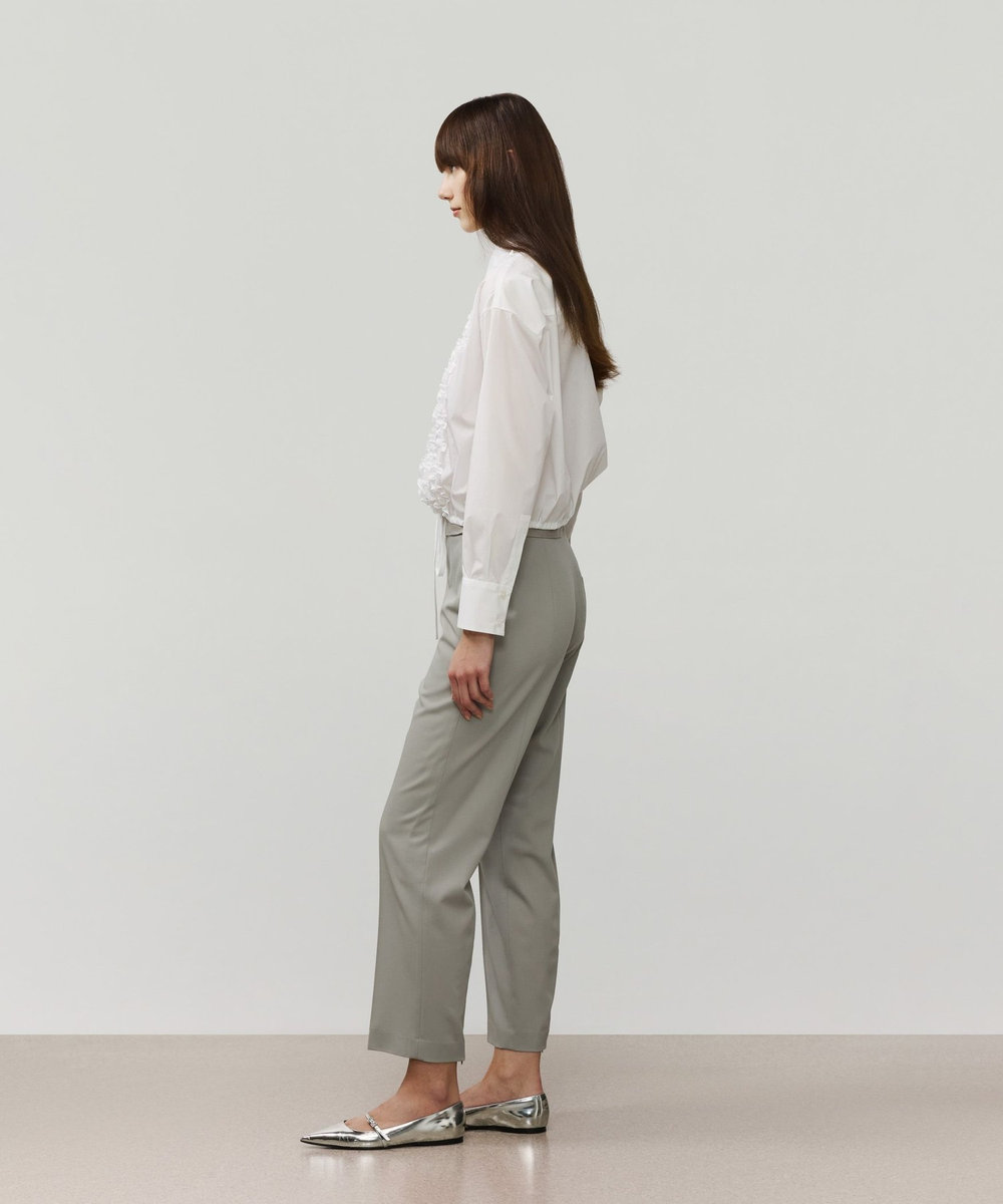 DÉPAREILLÉ WOOL NYLON GABARDINE PANTS / ウールナイロンギャバジンパンツ グレイッシュベージュ