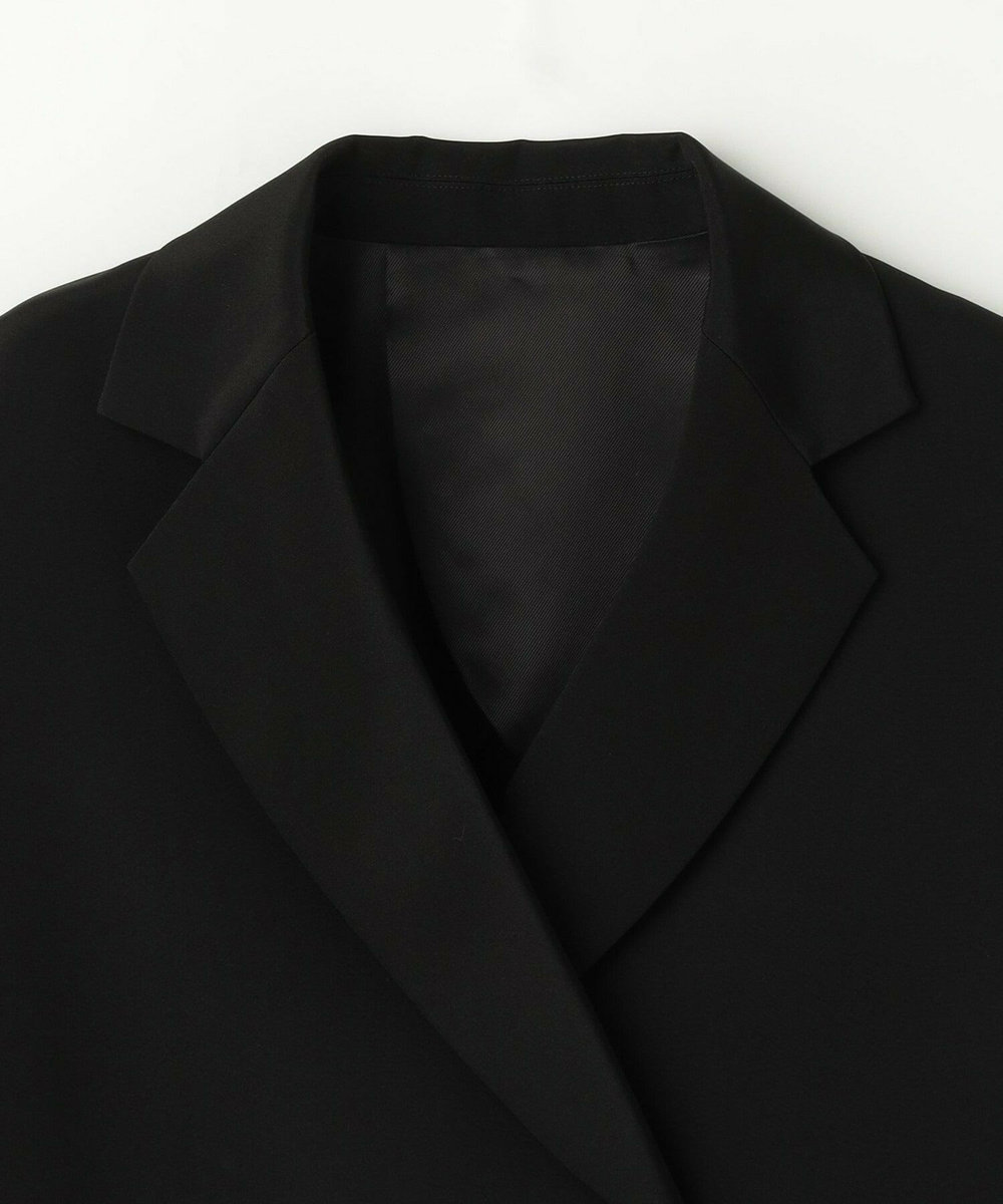 L'EQUIPE COUTURIER シルクダブルブレストジャケット ブラック