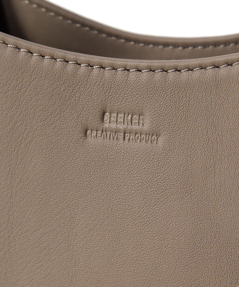 MEN'S BIGI 【SEEKER/シーカー】別注 ソフトレザー2wayトートバッグ グレー系その他