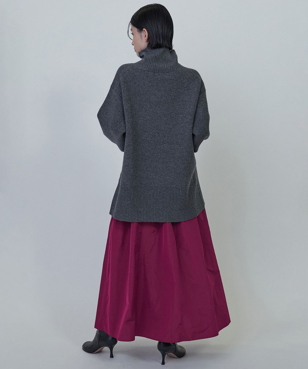 1er Arrondissement タフタスカート ピンク