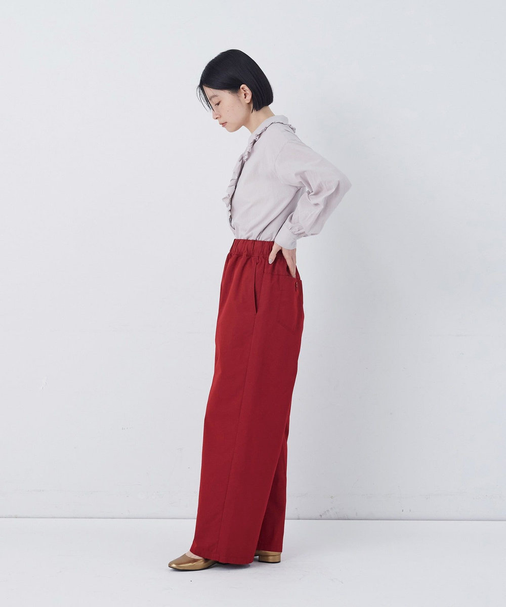 congés payés ADIEU TRISTESSE 【FAVE】ストレートパンツ レッド