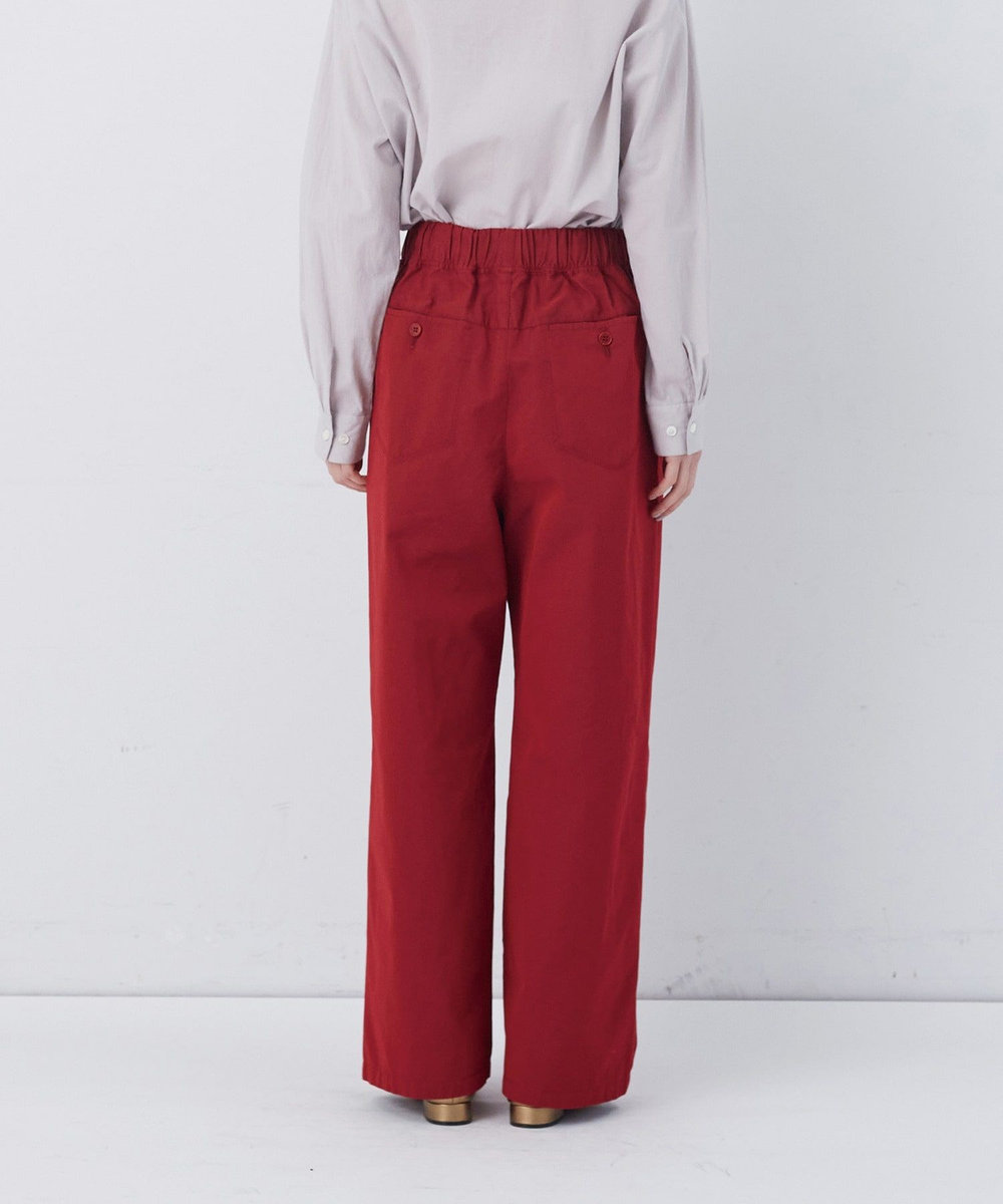 congés payés ADIEU TRISTESSE 【FAVE】ストレートパンツ レッド