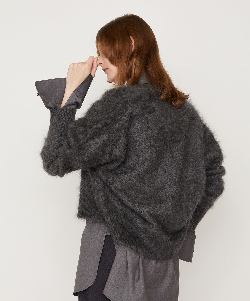unbilanc フィブラカーディガン チャコールグレー