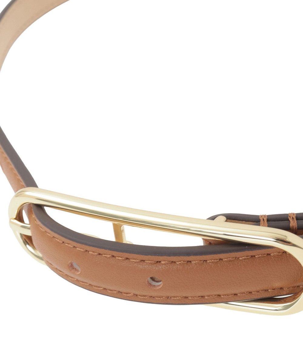 1er Arrondissement 【WEB限定】＜PUNTI（プンティ）＞“OVAL"ベルト ブラウン