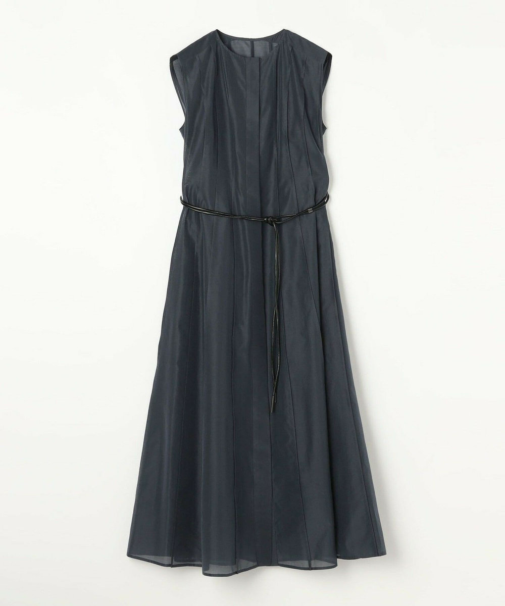 L'EQUIPE COUTURIER C/SEオーガンジーワンピース ネイビー