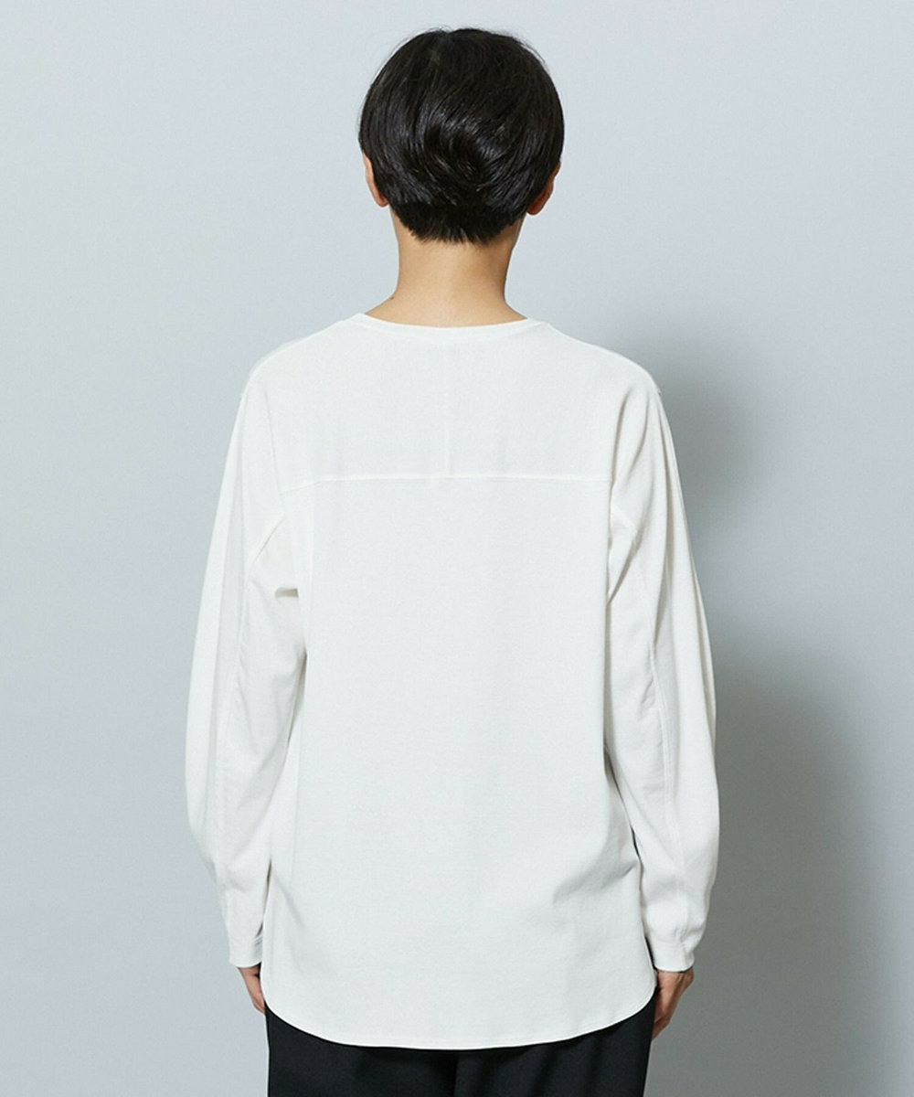 MOGA フレスカスライスドルマンスリーブTシャツ オフホワイト
