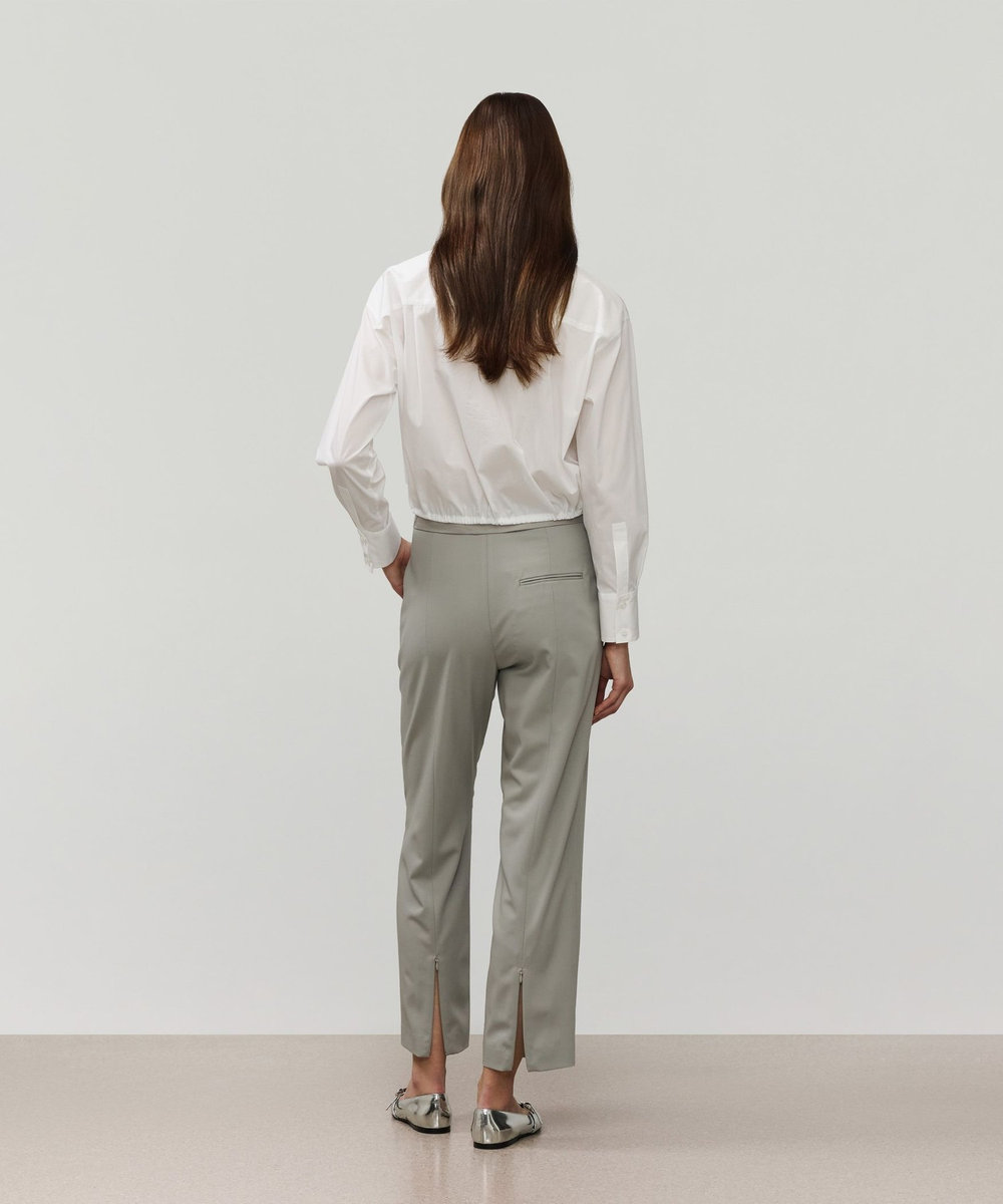 DÉPAREILLÉ WOOL NYLON GABARDINE PANTS / ウールナイロンギャバジンパンツ グレイッシュベージュ
