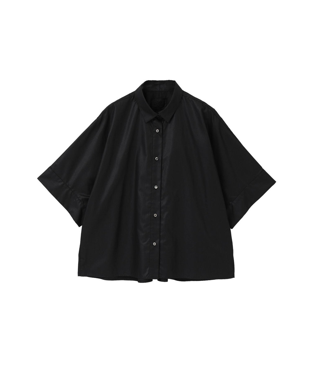 1er Arrondissement チンツフォルムシャツ ブラック