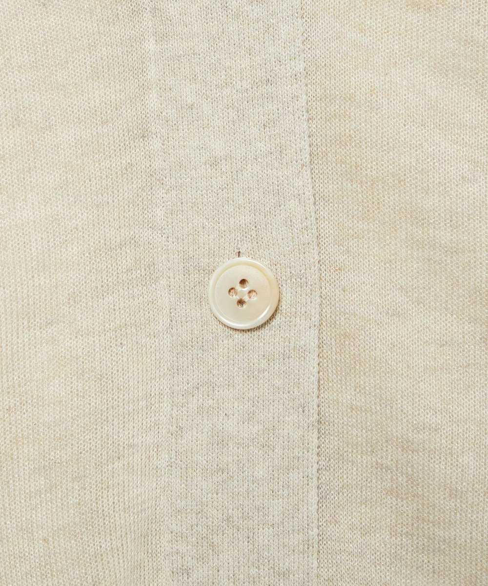 DÉPAREILLÉ 	SHEER LAME CARDIGAN / シアーラメカーディガン ベージュ