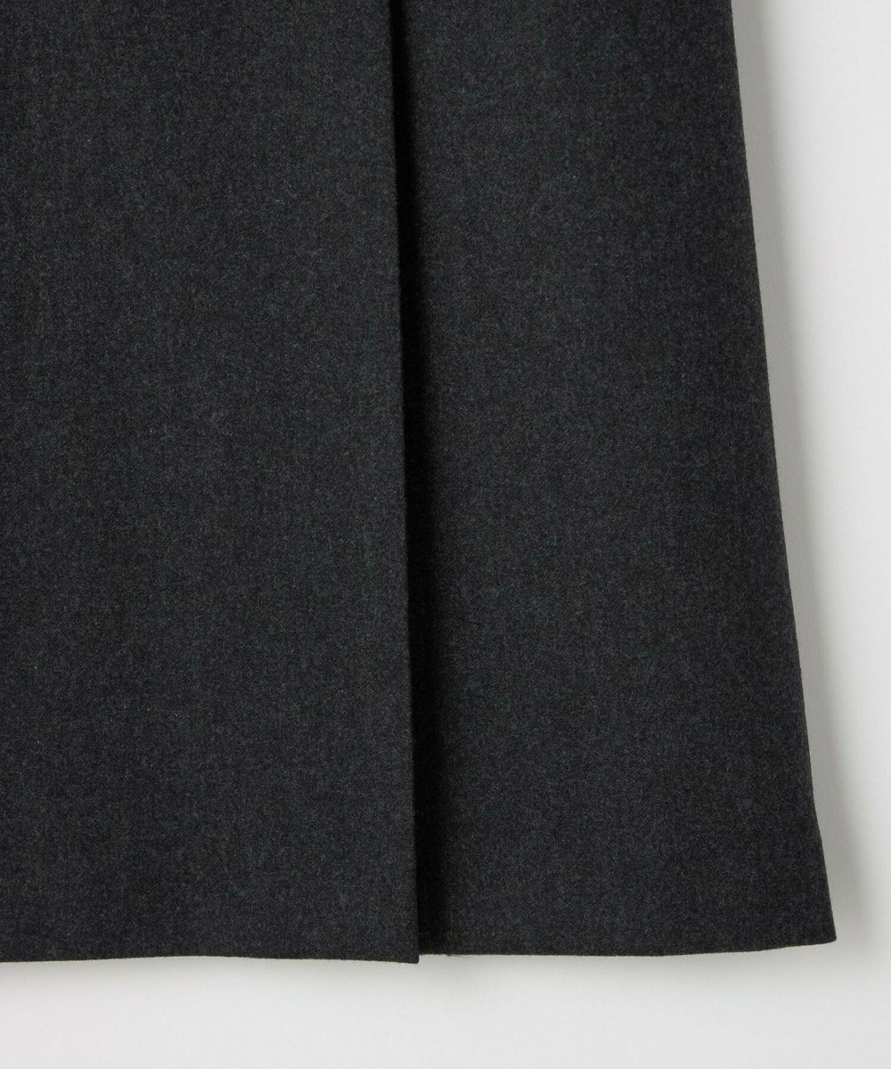 L'EQUIPE COUTURIER ウールカシミヤスカート チャコールグレー