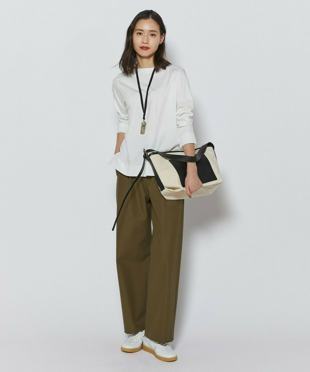 L'EQUIPE ［eclat 2026年5月号掲載商品］キャンバスサック キナリ
