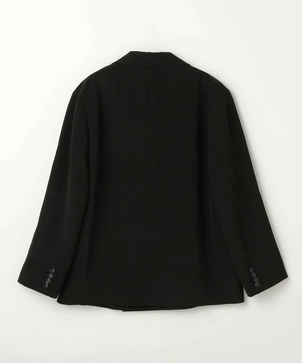 L'EQUIPE COUTURIER シルクダブルブレストジャケット ブラック