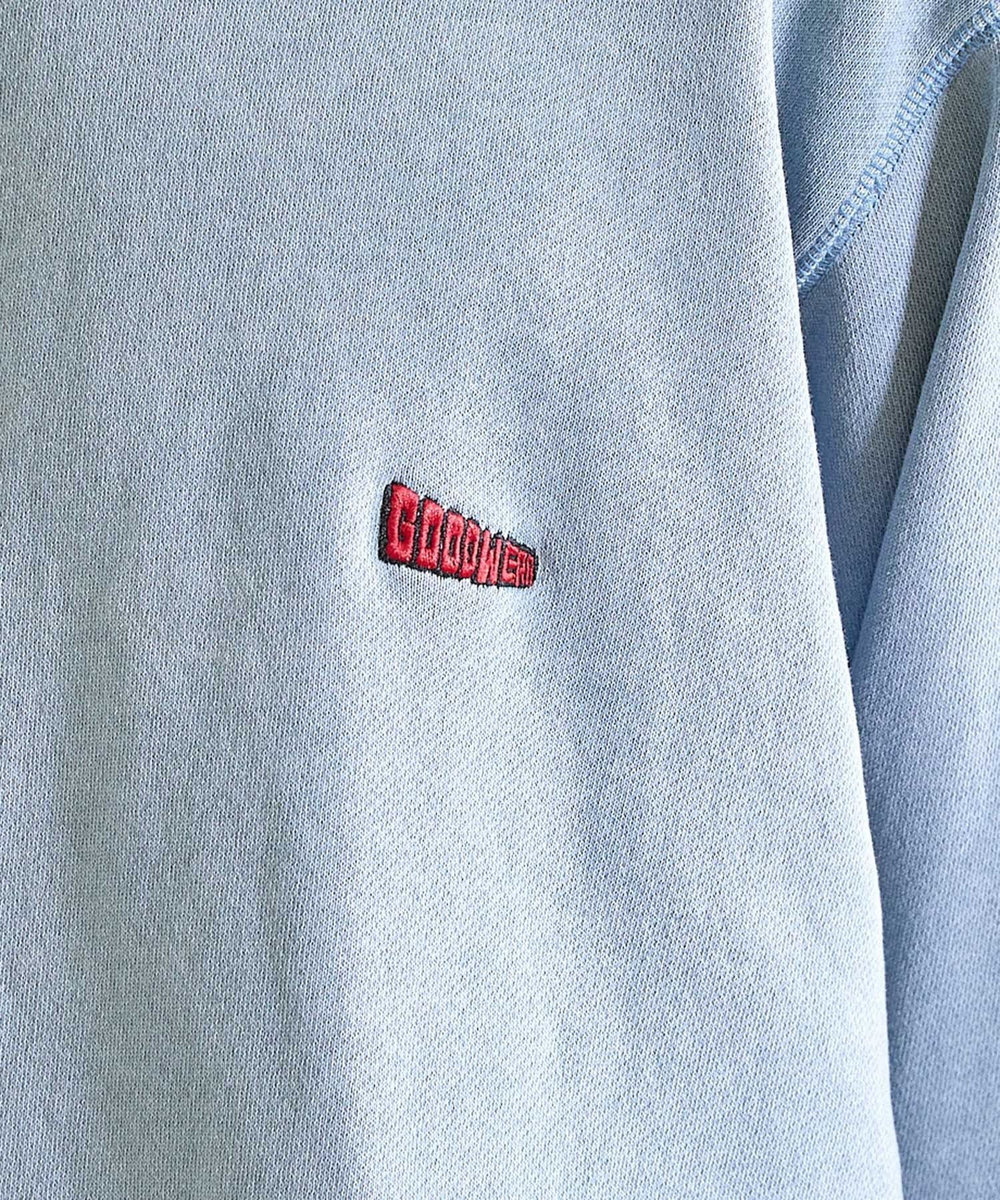 UNION STATION 【Good wear×BARRY McGEE×UNION STATION】ピグメント加工 別注クルーネックスウェット ブルー