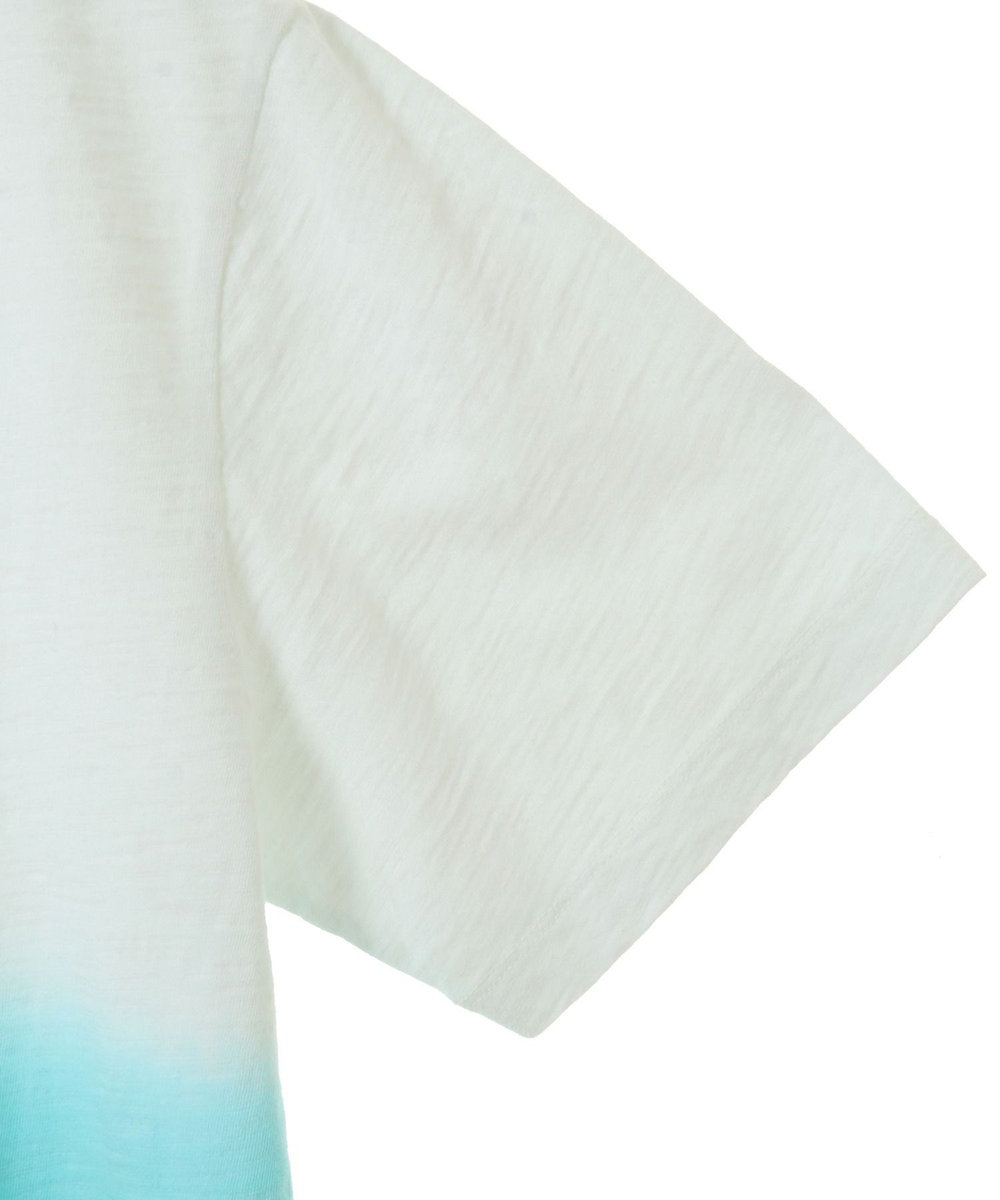 UNION STATION 20/-スラブ天竺段染めＴシャツ グリーン