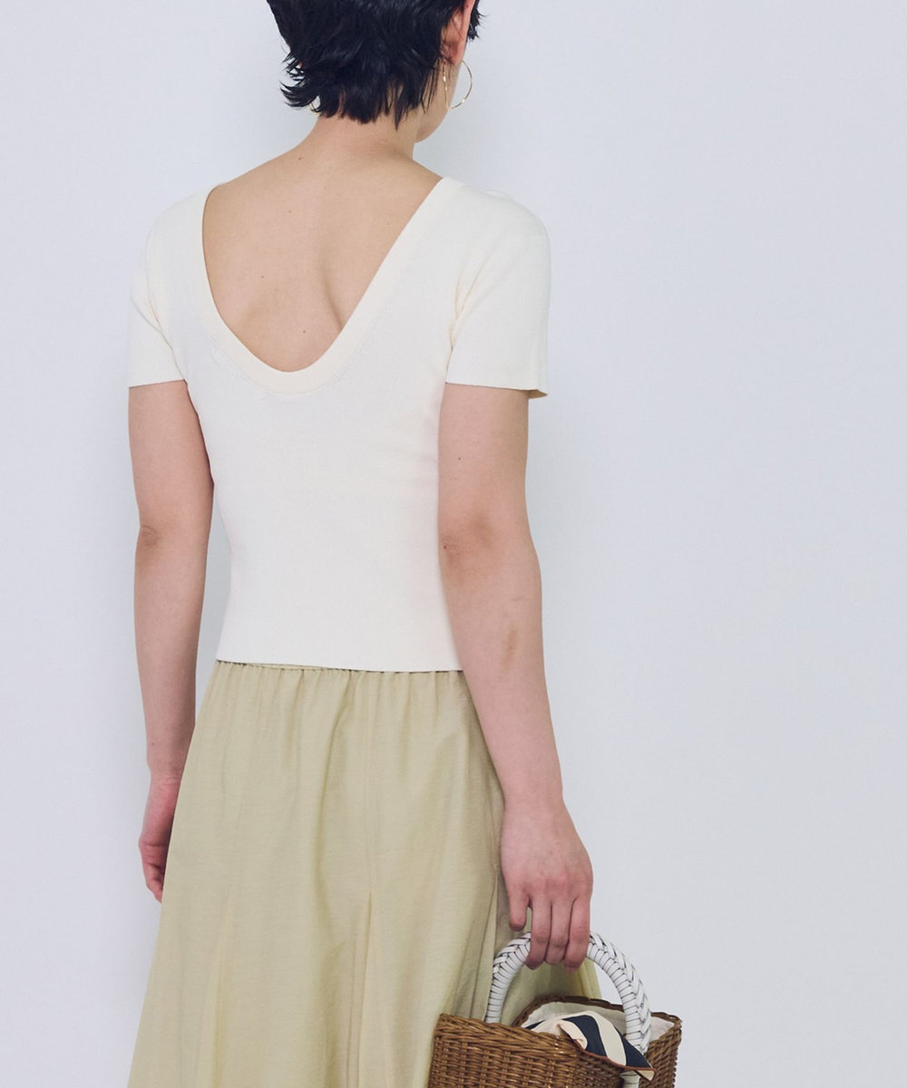 1er Arrondissement ＜NICENICE MOMENT（ナイスナイス モーメント）＞コンパクトTシャツ ホワイト