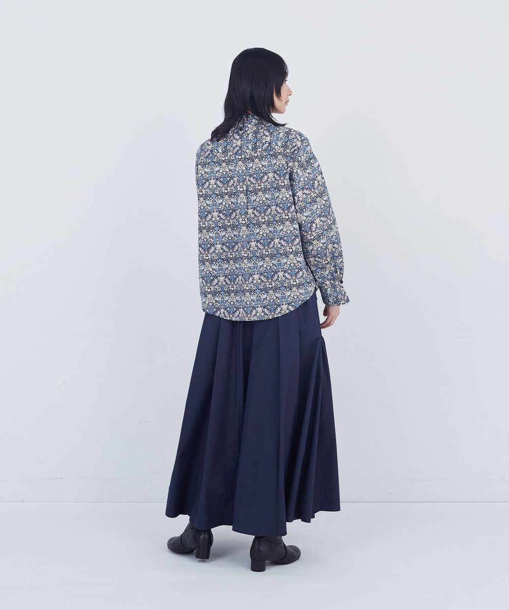 ADIEU TRISTESSE リバティプリントブラウス グレー系その他