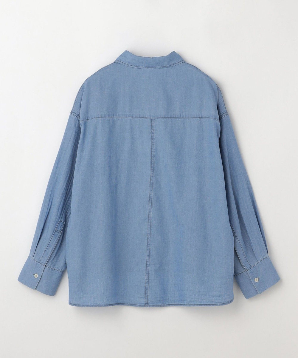 feerique Lサイズ（大きいサイズ） 【大きいサイズ】feerique 3OZデニムシャツ サックスブルー