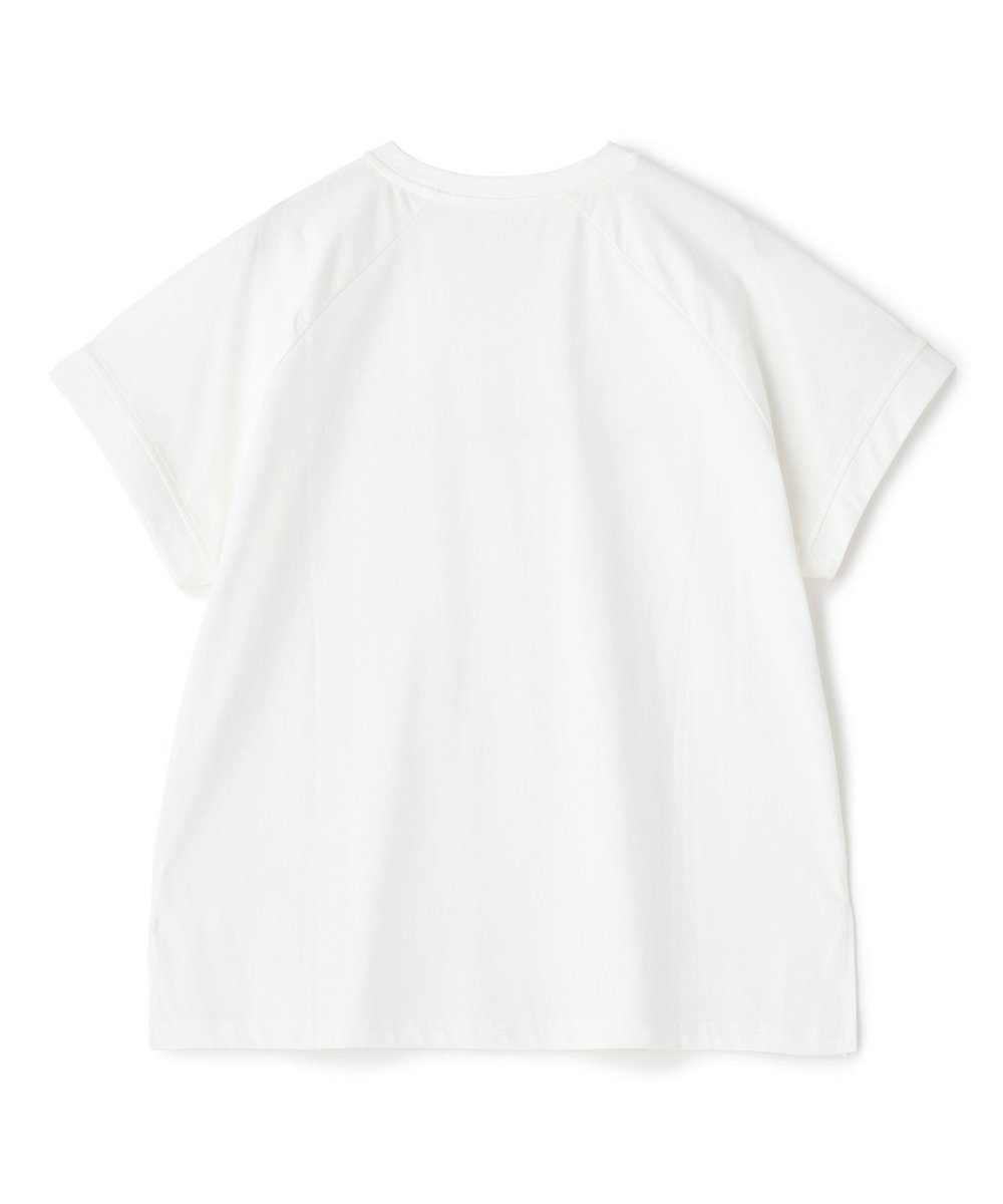 NOWADAYS ドライタッチコットンロゴＴシャツ ホワイト