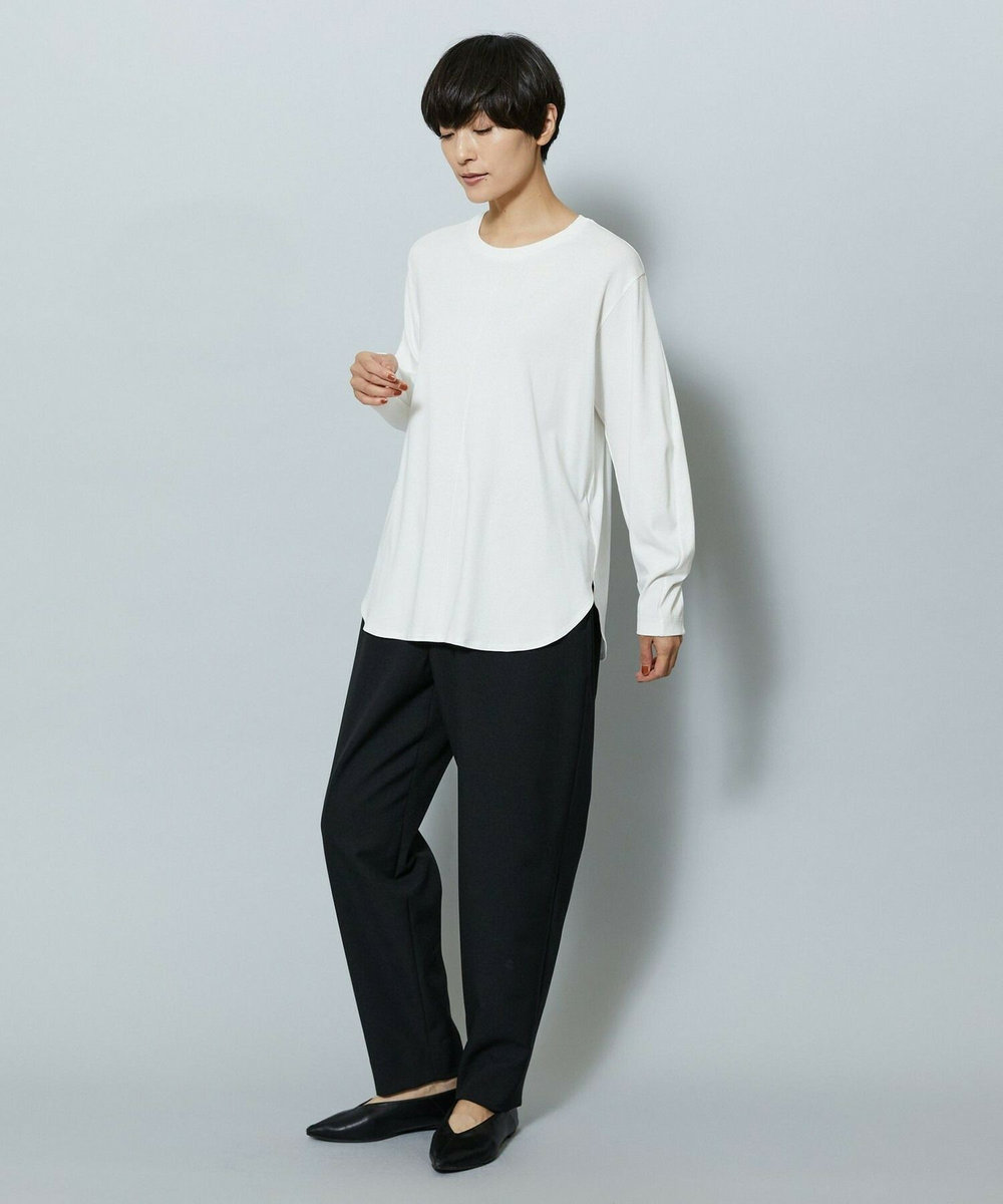 MOGA フレスカスライスドルマンスリーブTシャツ オフホワイト