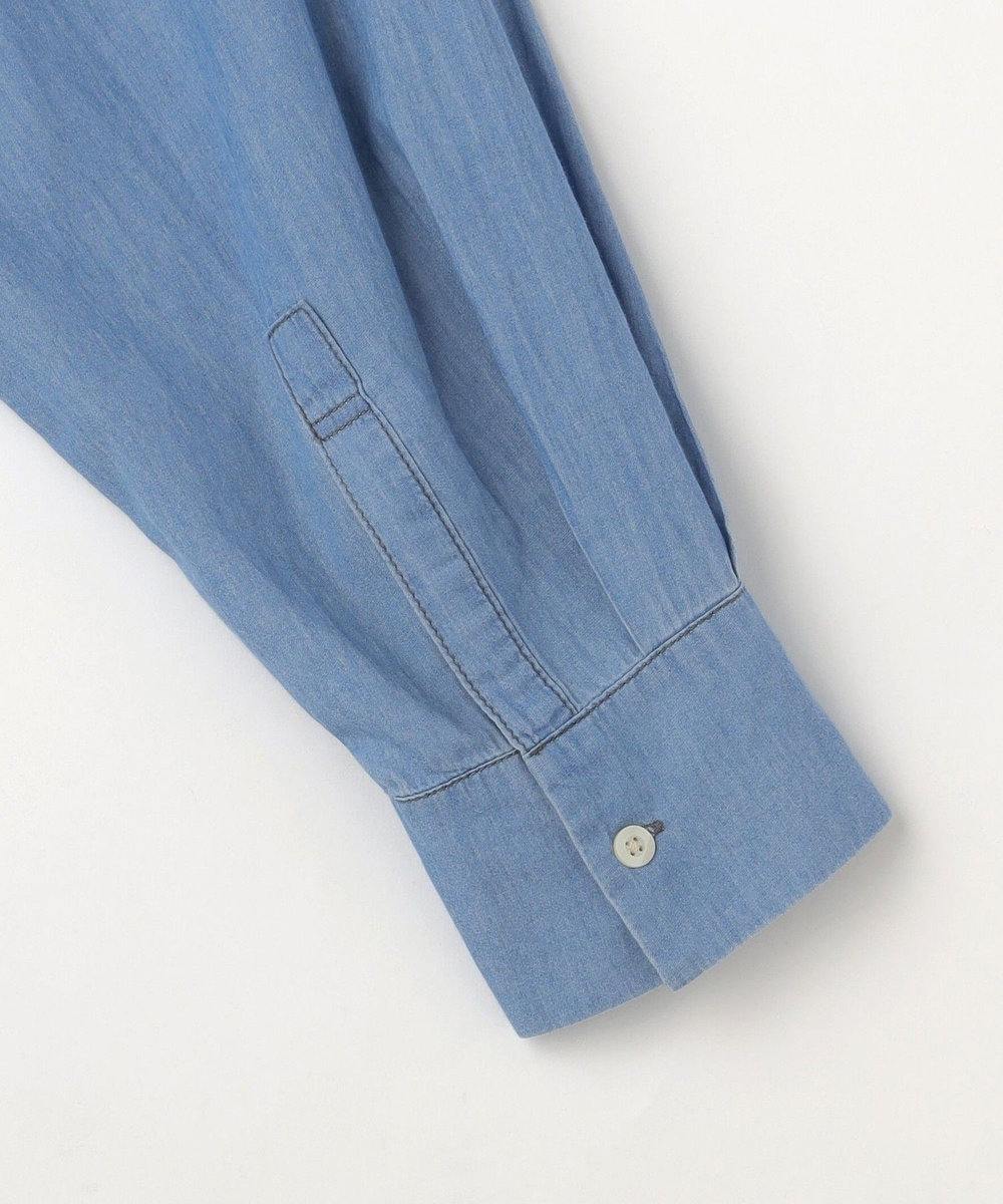 feerique Lサイズ（大きいサイズ） 【大きいサイズ】feerique 3OZデニムシャツ サックスブルー