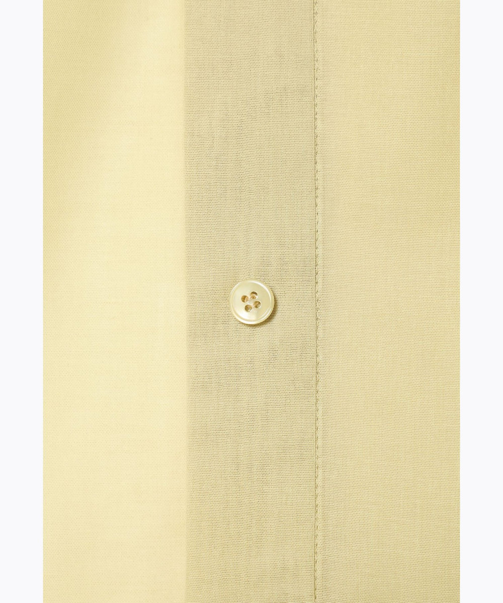 DÉPAREILLÉ VOILE PLEATS COLLAR NO SLEEVE BLOUSE / ボイルプリーツカラーノースリーブブラウス イエロー