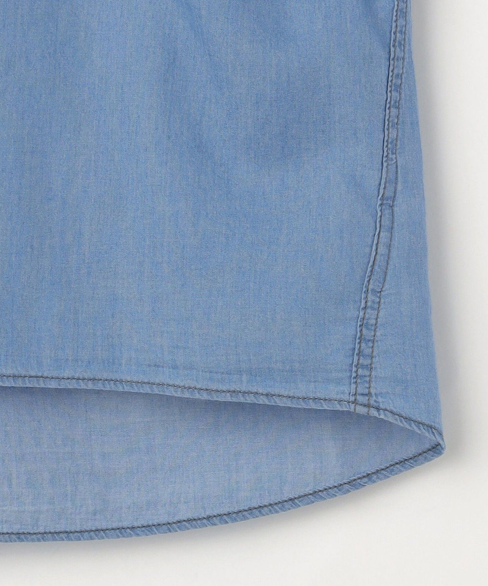 feerique Lサイズ（大きいサイズ） 【大きいサイズ】feerique 3OZデニムシャツ サックスブルー