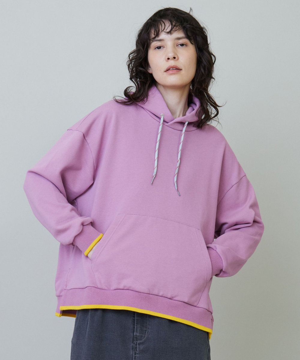 FRAPBOIS スリットパーカー パープル