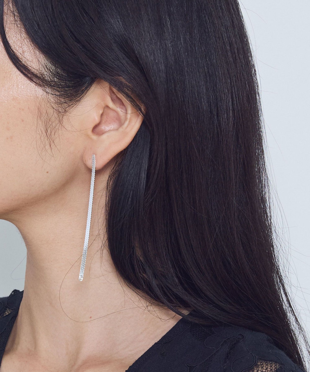 1er Arrondissement ＜YVETTE（イヴェット）＞スネークチェーンピアス(片耳) シルバー