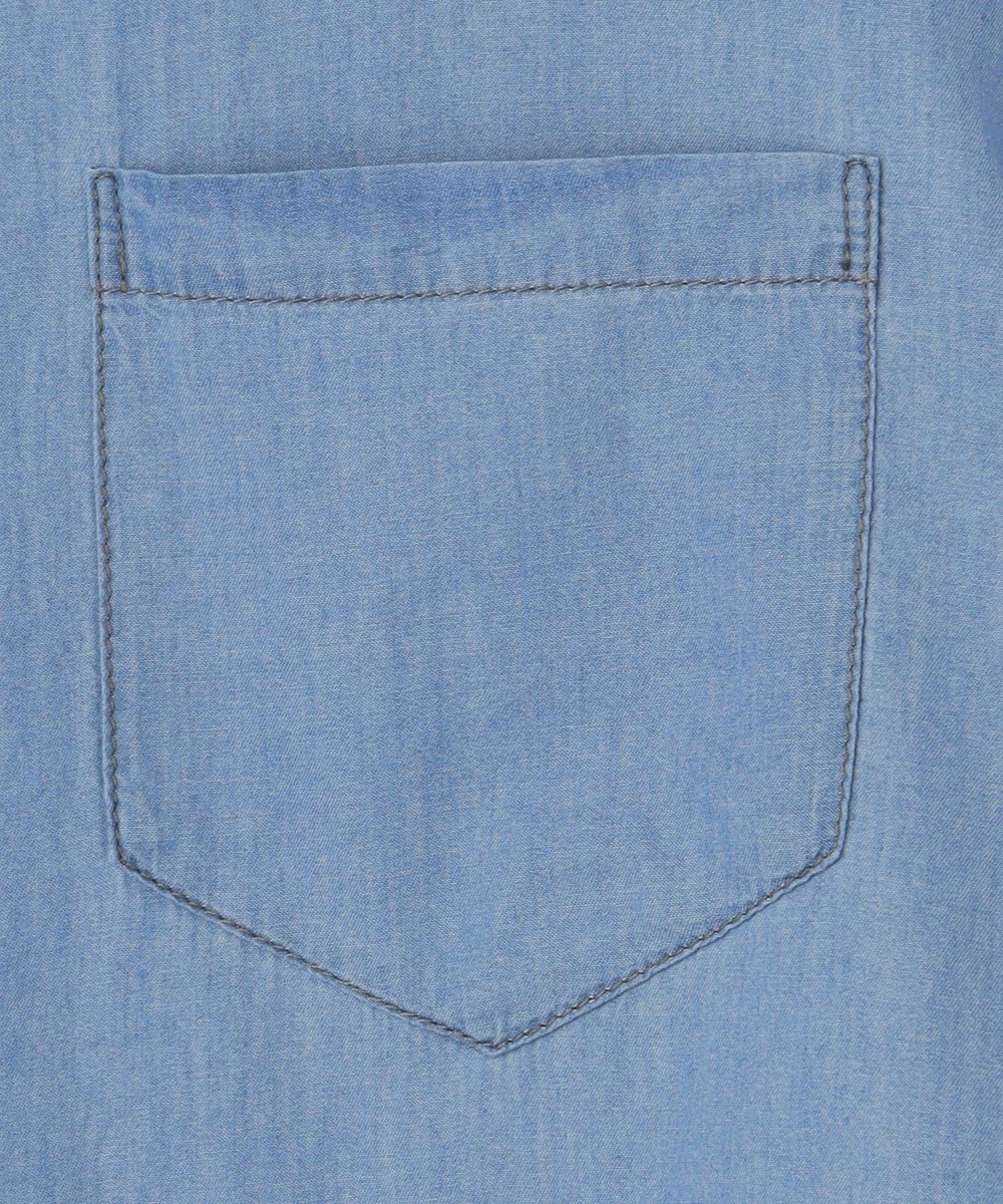 feerique Lサイズ（大きいサイズ） 【大きいサイズ】feerique 3OZデニムシャツ サックスブルー