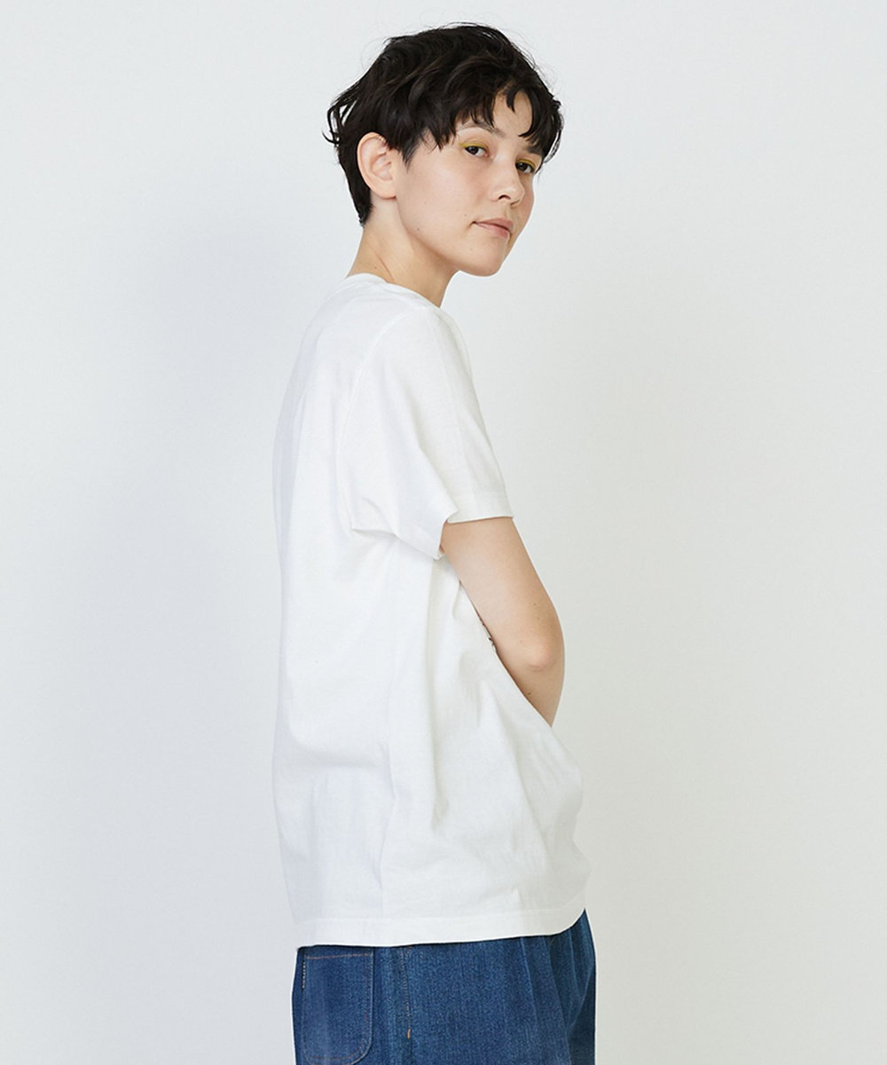FRAPBOIS ギンガムパーキー Tシャツ ホワイト