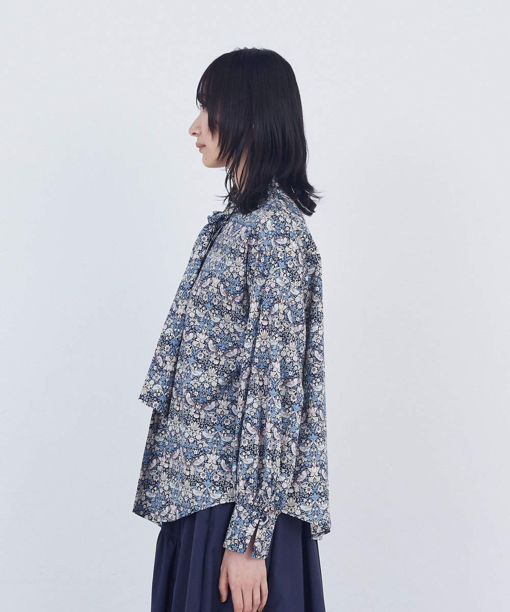 ADIEU TRISTESSE リバティプリントブラウス グレー系その他
