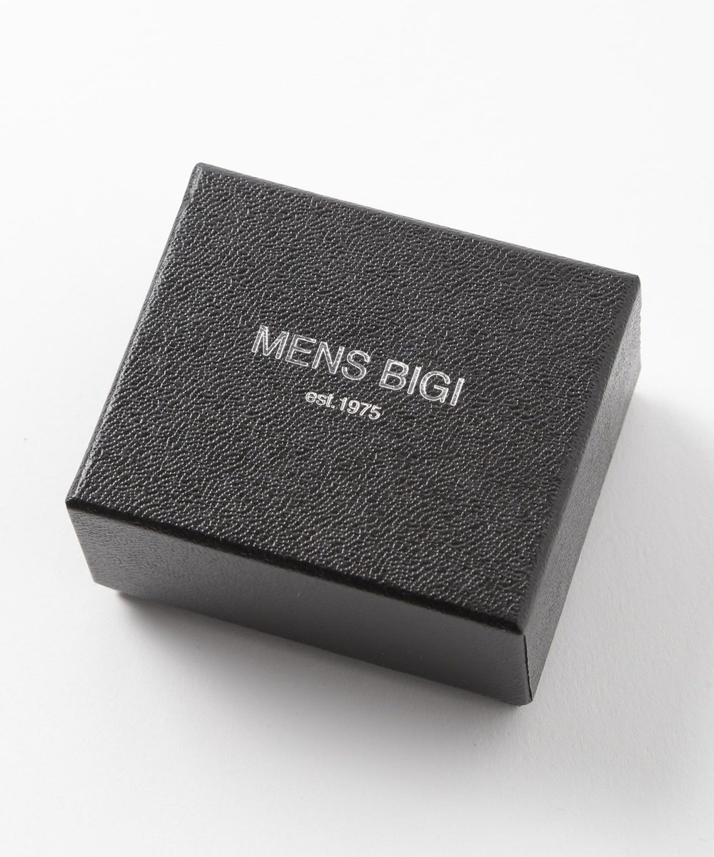 MEN'S BIGI 真鍮タイバー（ソリッド凹凸） シルバー