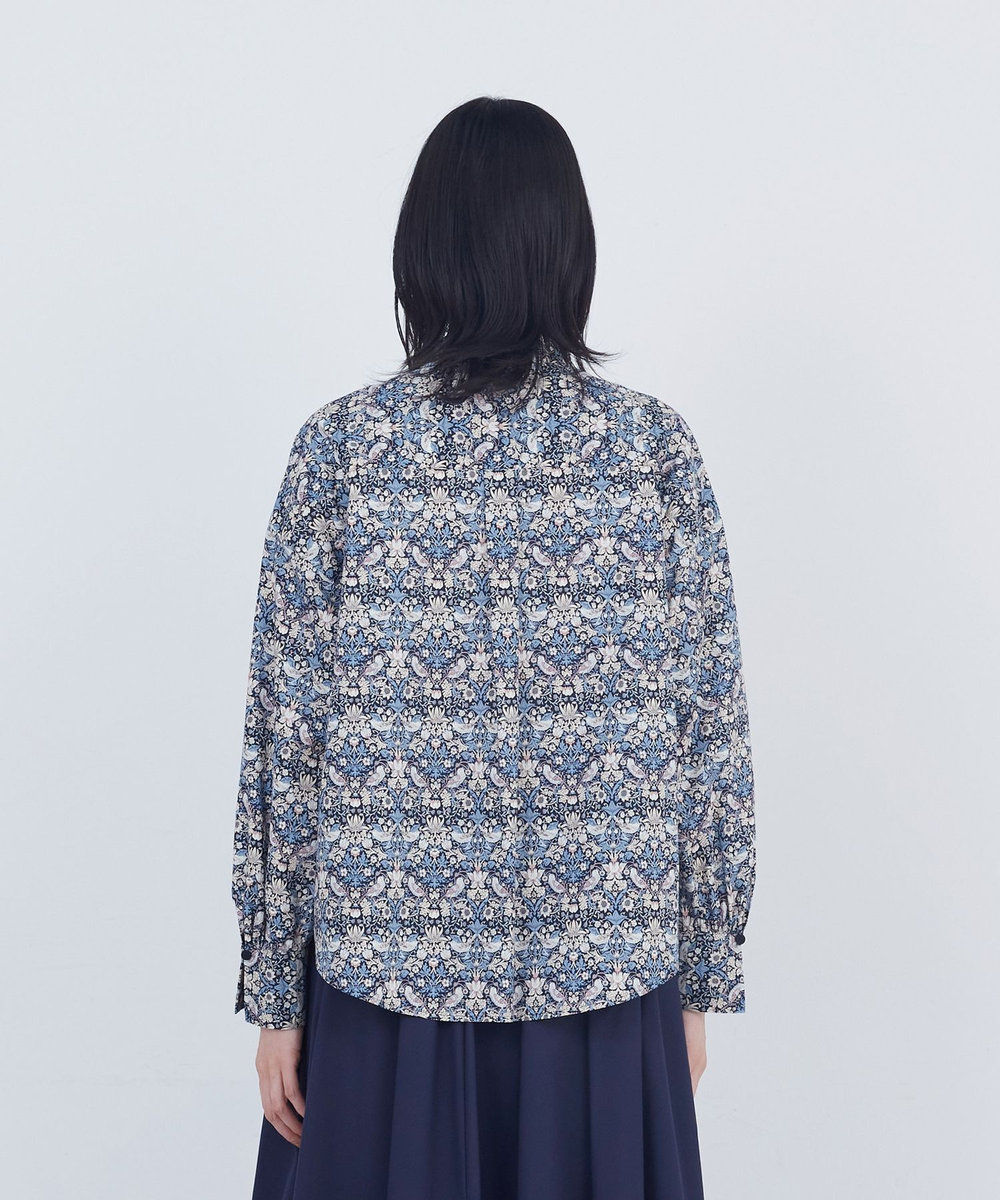 ADIEU TRISTESSE リバティプリントブラウス グレー系その他
