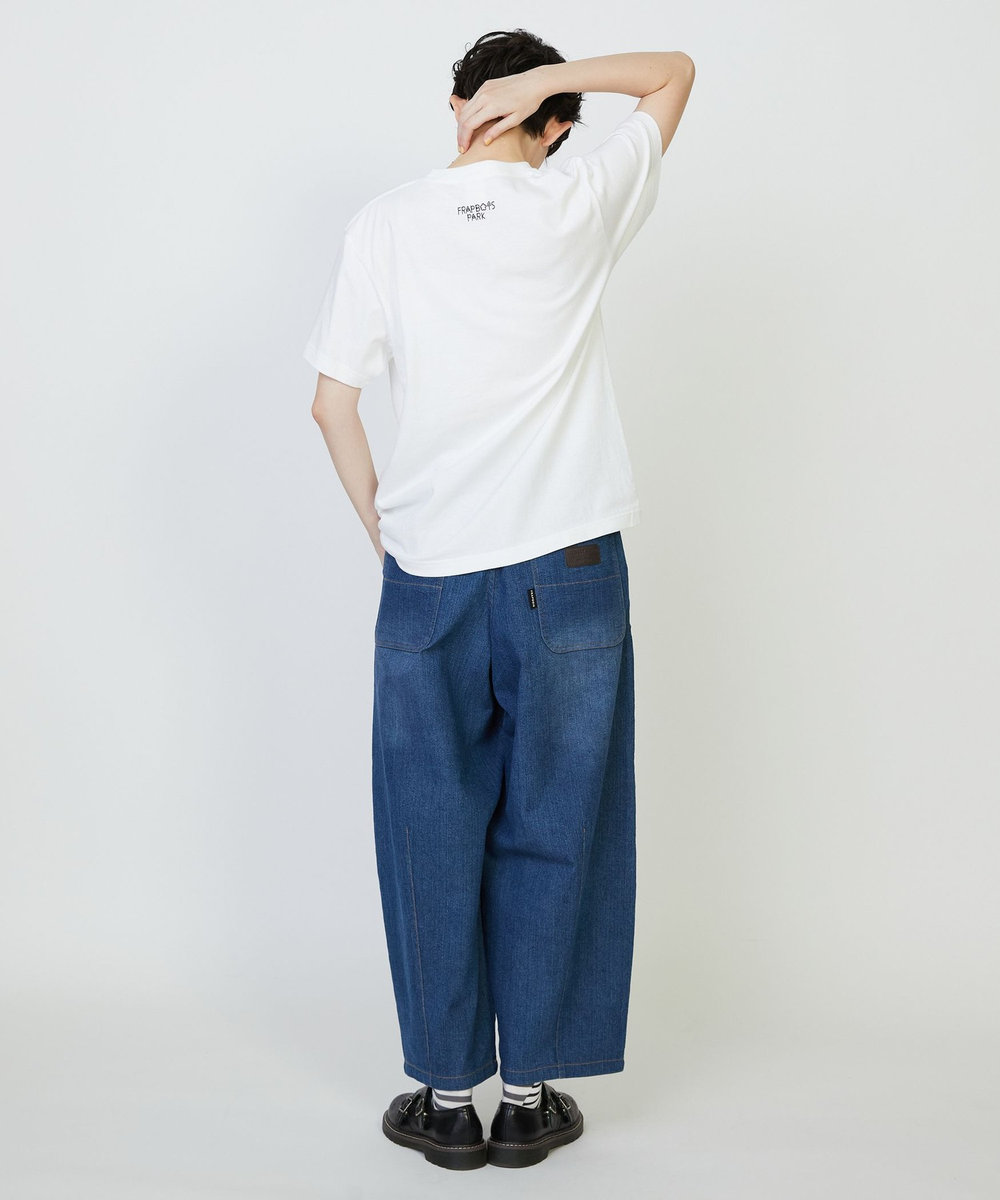 FRAPBOIS ギンガムパーキー Tシャツ ホワイト