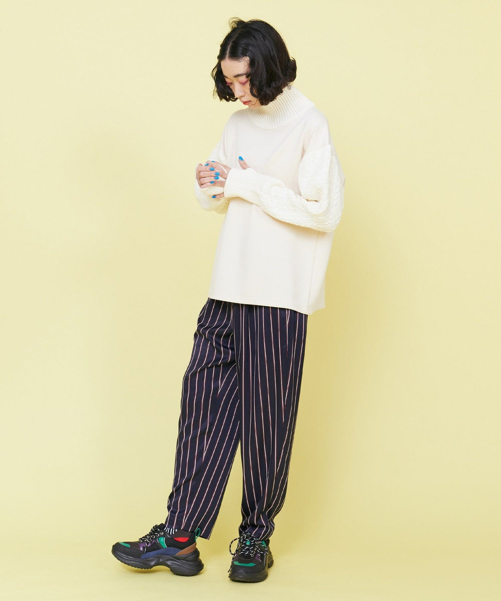 FRAPBOIS リラスト パンツ ネイビー