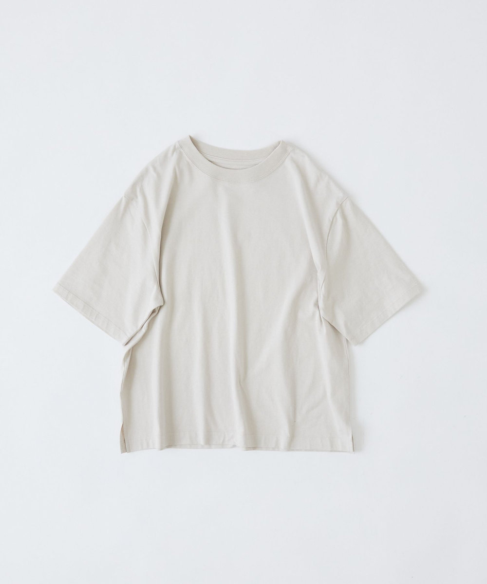 congés payés ADIEU TRISTESSE ドロップショルダーベーシックＴシャツ ベージュ