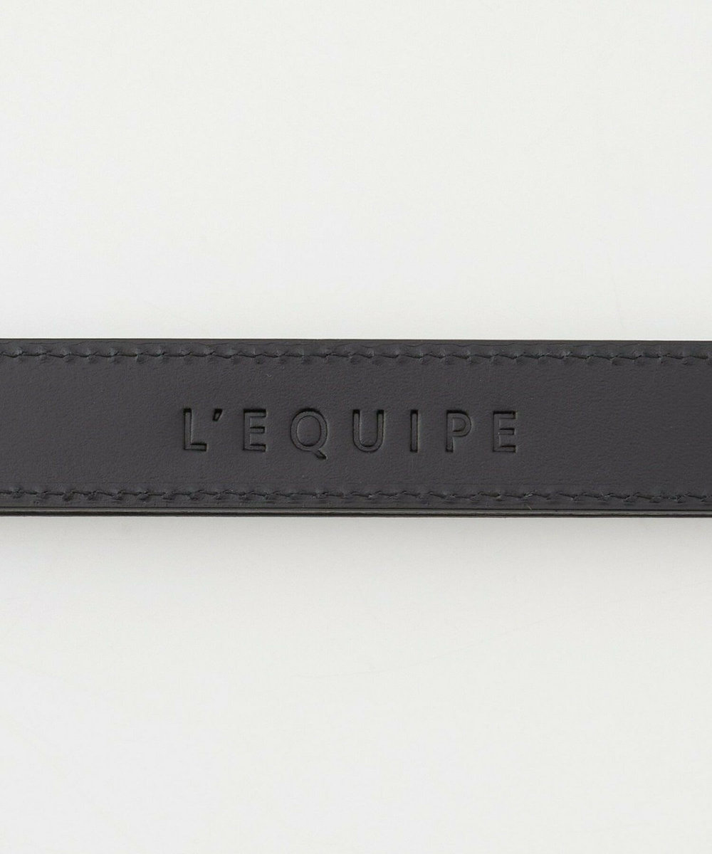 L'EQUIPE リングバックルベルト ブラック