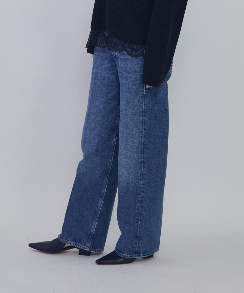 1er Arrondissement ＜CITIZENS OF HUMANITY（シチズンズ オブ ヒューマニティ）＞“AYLA BAGGY CROP PETITE"デニムパンツ ブルー