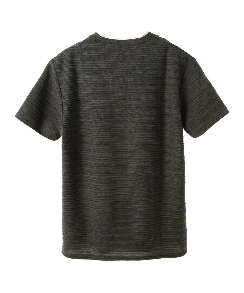 MEN'S BIGI スラブタック天竺素材Tシャツ＜吸水速乾＞ グリーン