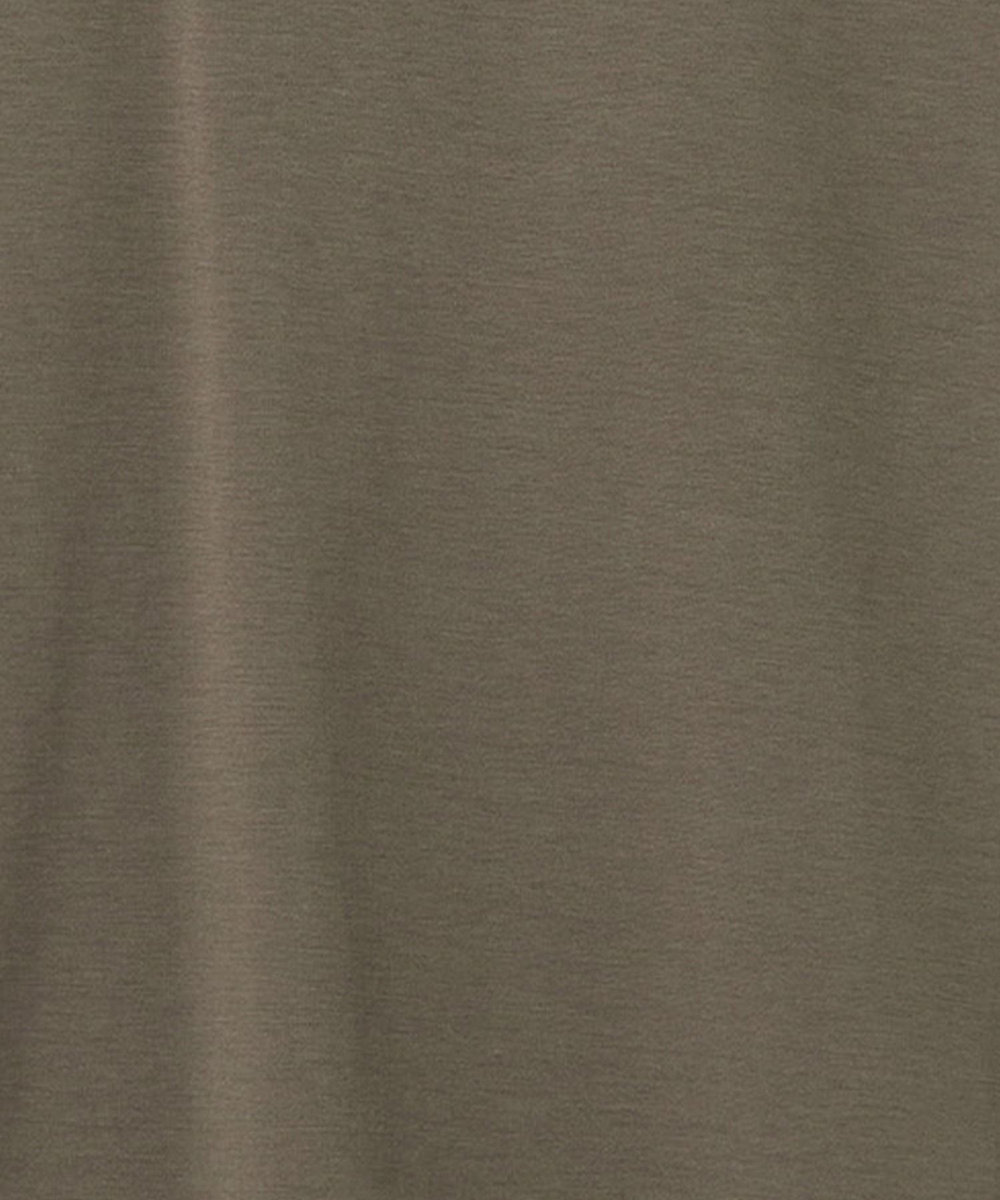 MEN'S BIGI 【ACTIVE TAILOR/アクティブテイラー】シルケットスムースVネックTシャツ＜接触冷感 / UVカット＞ ブラウン