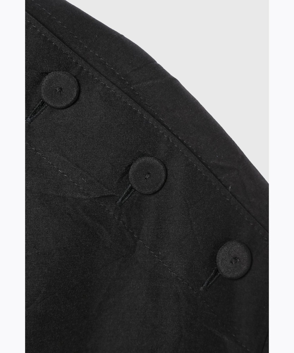 DÉPAREILLÉ SILK CUPRA WASHER BLOUSE / シルクキュプラワッシャーブラウス ブラック