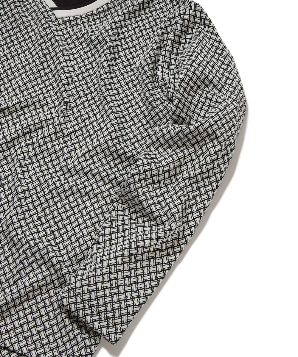 MEN'S BIGI フクレジャカードVネックカットソー ホワイト系その他